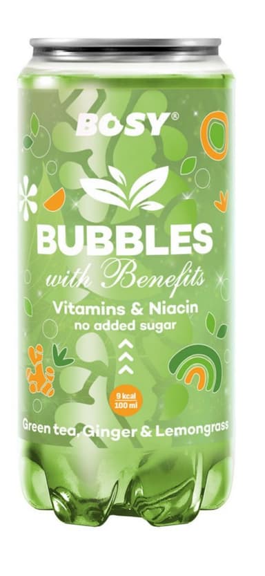 BOSY Bubbles — Лимонена трева, Джинджифил & Зелен чай