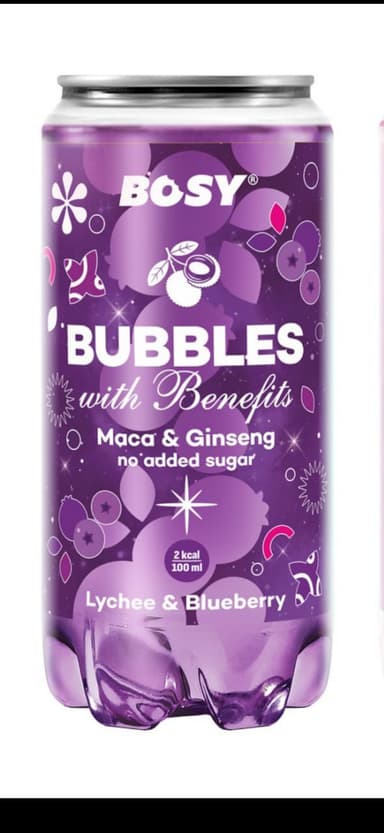 BOSY Bubbles — Lychee & Blueberry