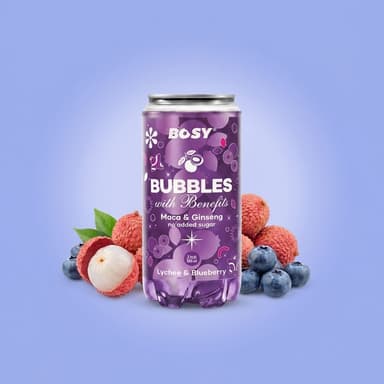 BOSY Bubbles — Lychee & Blueberry