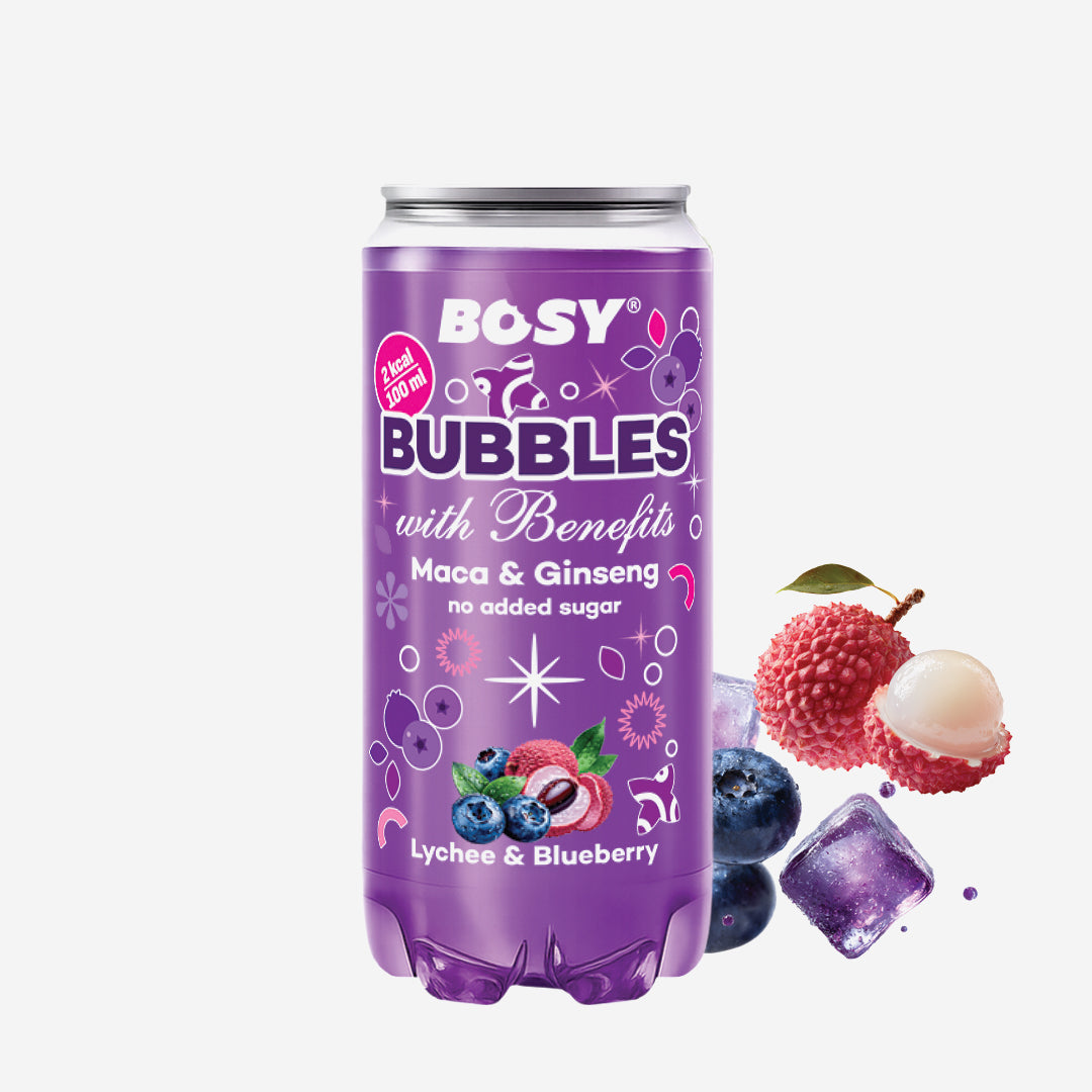 BOSY® BUBBLES Мака и Женшен - Личи и Боровинка